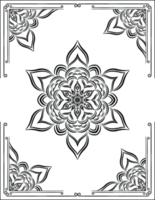 mandala modelo para diseño png