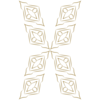 tribal geometric pattern icon. transparent pattern illustration png