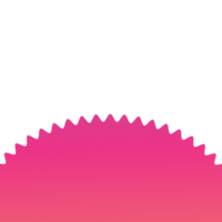abstract kromme vorm geven aan. roze Golf vormen png