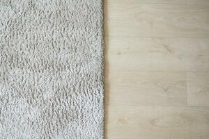 sin costura alfombra textura antecedentes en de madera piso con Copiar espacio foto