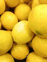 Fresh and delicious oranges on the blue bucket photo