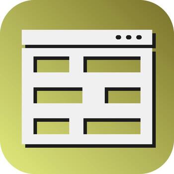 diseño vector glifo degradado antecedentes icono para personal y comercial usar.