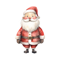 ai gerado santa claus em pé com uma vermelho chapéu. ai gerado imagem png