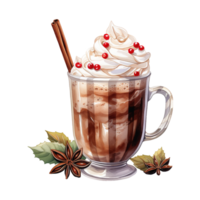 ai generado taza de caliente chocolate. ai generado imagen png