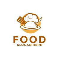 Food Logo Design, Kitchen, restaurant, cafe and cooking logo vector template