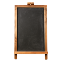 AI generated chalk board isolated on transparent background png