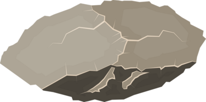 Grey stone, rock or boulder png