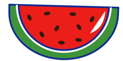 ilustração de fruta melancia png