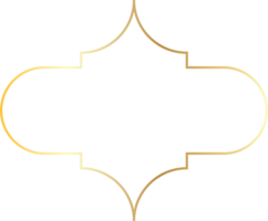 golden shiny frame png