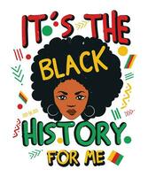 Black history month vector