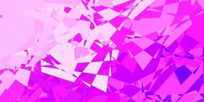 Light Purple vector background with triangles.