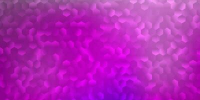 Light purple vector backdrop with a batch of hexagons.