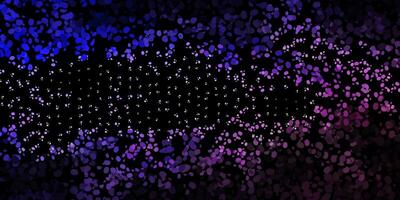 Dark purple vector backdrop with chaotic shapes.