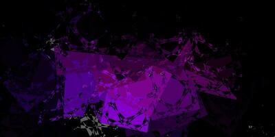 Dark Purple vector texture with random triangles.