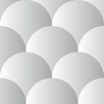 Vector seamless gradient pattern with fish scales. Vector grey background