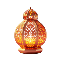 ai generiert traditionell Diwali Laterne isoliert auf transparent Hintergrund png