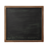 AI generated chalk board isolated on transparent background png