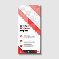 rack card design vector