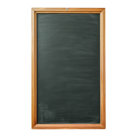 AI generated Chalk board green board  isolated on transparent background png