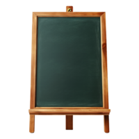 AI generated Chalk board green board  isolated on transparent background png