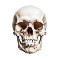 AI generated Realistic skull isolated on transparent background png