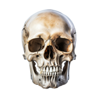 AI generated Realistic skull isolated on transparent background png