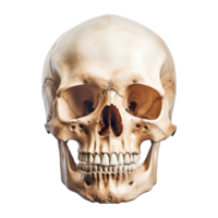 AI generated Realistic skull isolated on transparent background png