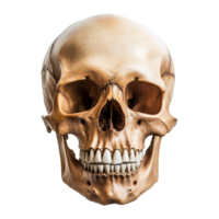 AI generated Realistic skull isolated on transparent background png