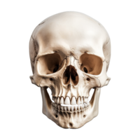 AI generated Realistic skull isolated on transparent background png