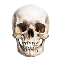 AI generated Realistic skull isolated on transparent background png