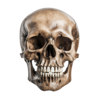 AI generated Realistic skull isolated on transparent background png