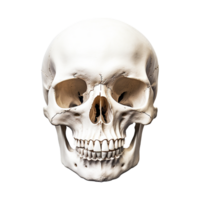 AI generated Realistic skull isolated on transparent background png