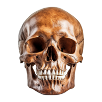 AI generated Realistic skull isolated on transparent background png
