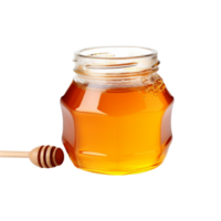 AI generated Sweet honey jar isolated on transparent background png