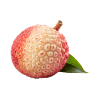 AI generated Lychee isolated on transparent background png
