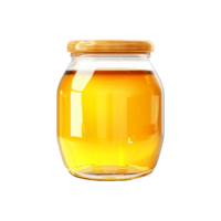 AI generated Sweet honey jar isolated on transparent background png