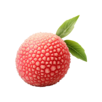 AI generated Lychee isolated on transparent background png