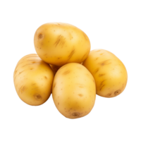 AI generated Potato isolated on transparent background png