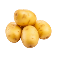 ai genererad potatis isolerat på transparent bakgrund png