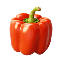 AI generated Bell peppers isolated on transparent background png