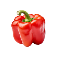 AI generated Bell peppers isolated on transparent background png