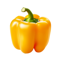 AI generated Bell peppers isolated on transparent background png