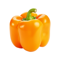 AI generated Bell peppers isolated on transparent background png