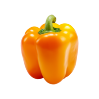 AI generated Bell peppers isolated on transparent background png