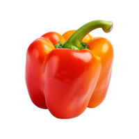 AI generated Bell peppers isolated on transparent background png