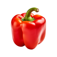 AI generated Bell peppers isolated on transparent background png