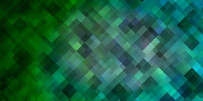 Light Blue, Green vector background with rectangles.