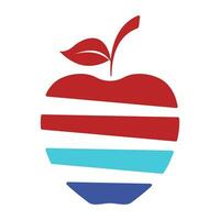 manzana logo diseño concepto vector