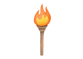 clipart acquerello torce, fiamme su trasparente sfondo. apertura cerimonia 2024 nel Parigi Francia. internazionale gli sport gare, premio vittoria, congratularsi vincitori png