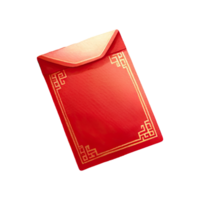 AI generated Chinese Hong Bao red envelopes symbolize good wishes and good luck for the upcoming new year png